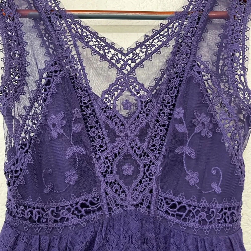 Free People Lace Mini Dress